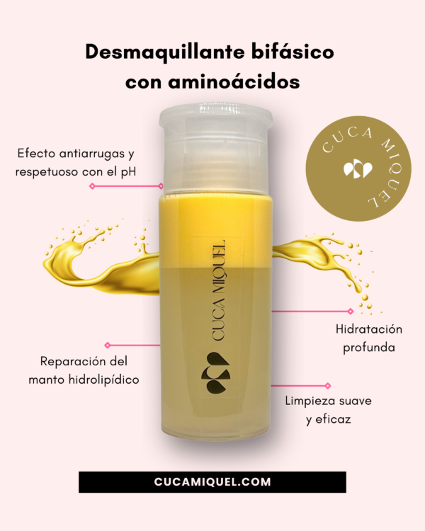 Desmaquillante bifásico con aminoácidos - Imagen 3