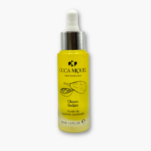 Aceite facial Oleum Sedare con ozono activo y baobab para regenerar, hidratar y mejorar la elasticidad de la piel.