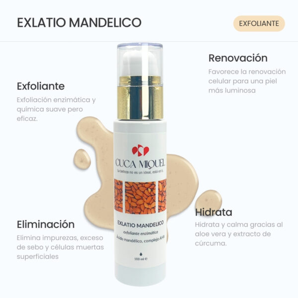 EXLATIO MANDELICO – Exfoliante enzimático - Imagen 2